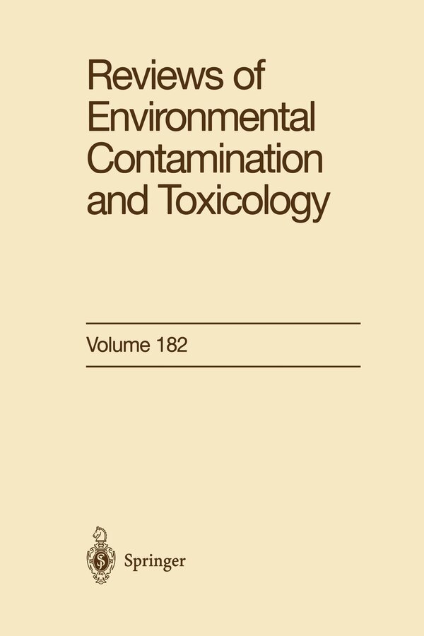 Reviews Of Environmental Contamination And Toxicology by George Ware, Paperback | Indigo Chapters