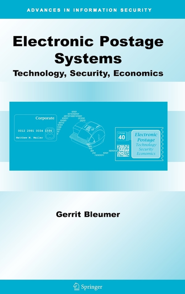 Electronic Postage Systems by Gerrit Bleumer, Hardcover | Indigo Chapters