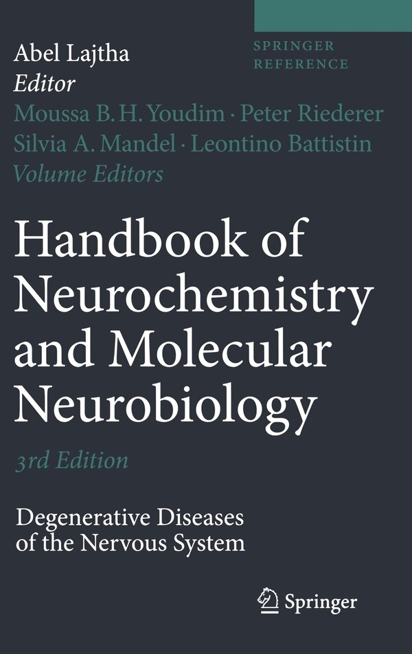 Handbook of Neurochemistry and Molecular Neurobiology by Moussa B.H. Youdim, Hardcover | Indigo Chapters
