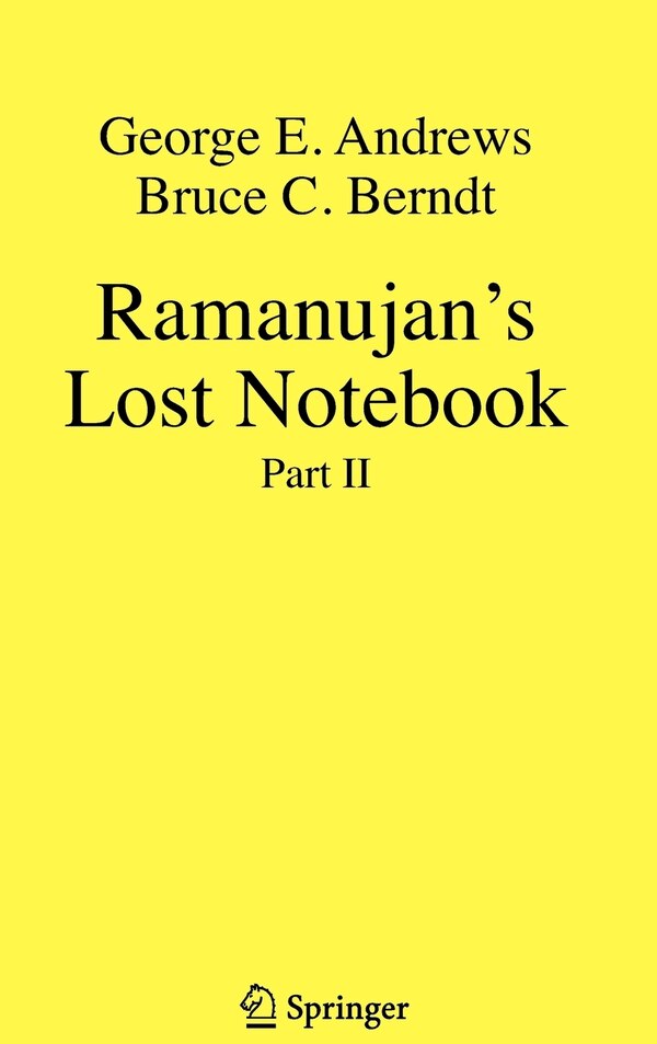 Ramanujan's Lost Notebook by George E. Andrews, Hardcover | Indigo Chapters