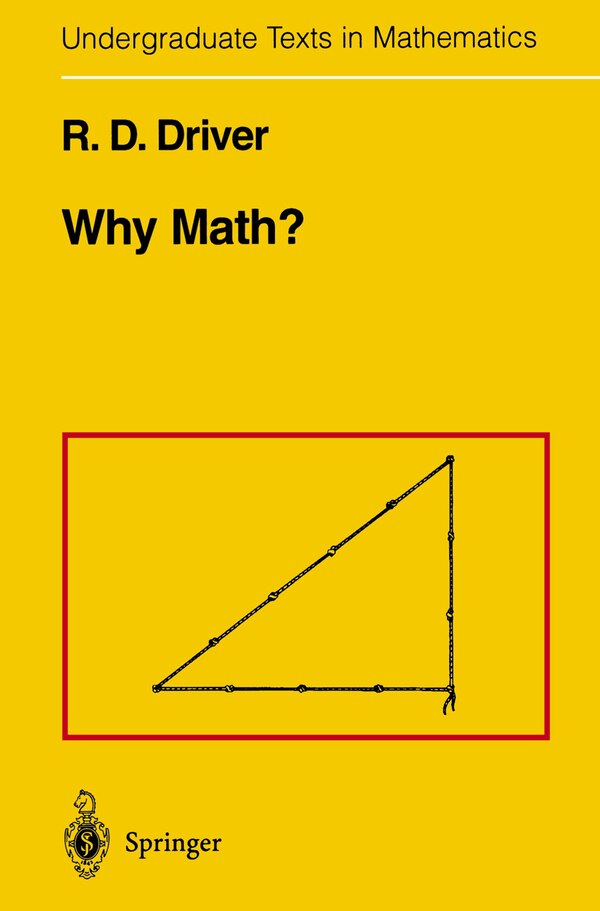 Why Math? by Rodney D Driver, Hardcover | Indigo Chapters