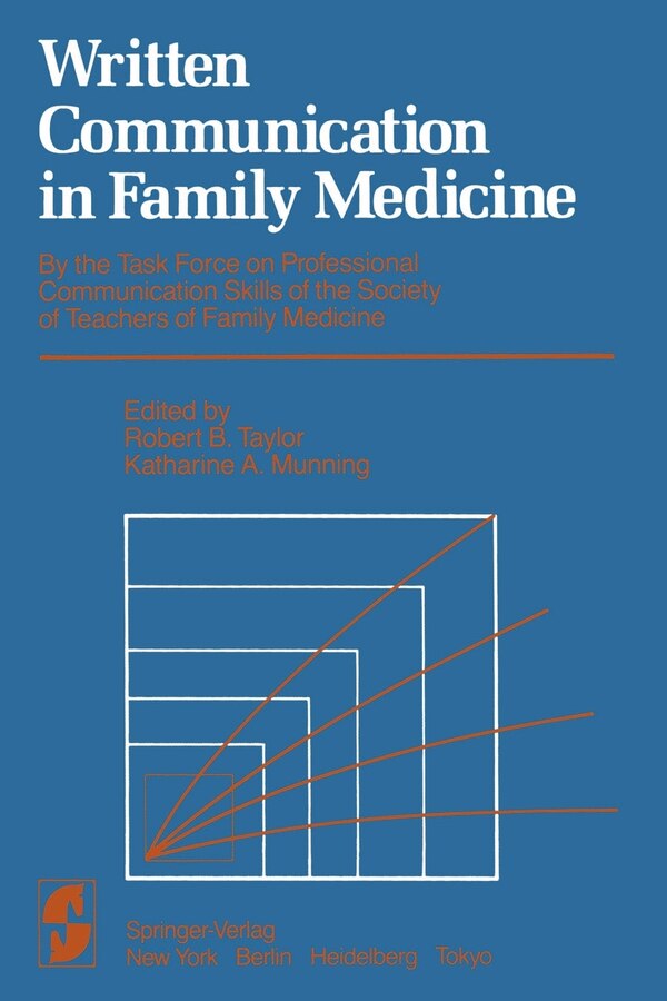 Written Communication in Family Medicine by Robert Taylor, Paperback | Indigo Chapters