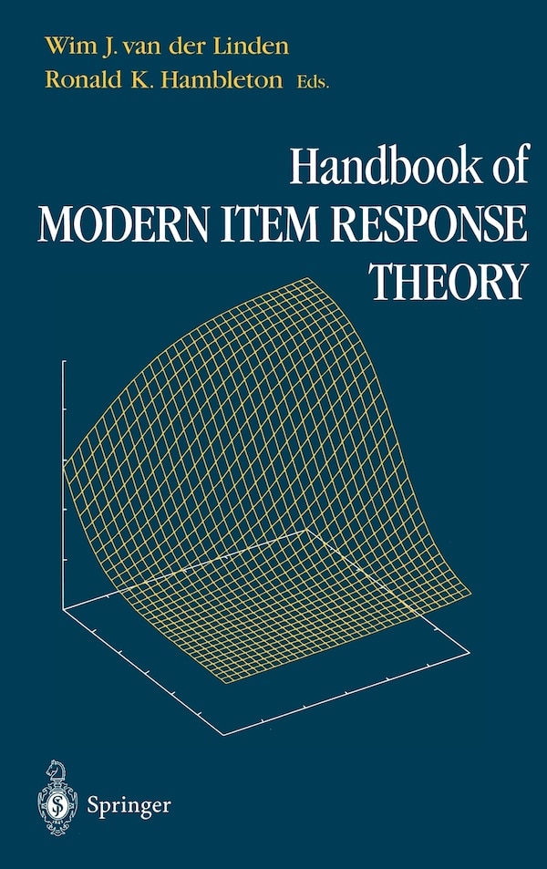 Handbook of Modern Item Response Theory by Wim J. Van Der Linden, Hardcover | Indigo Chapters