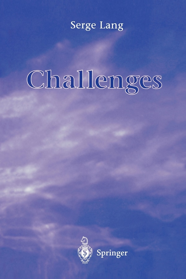 Challenges by Serge Lang, Paperback | Indigo Chapters