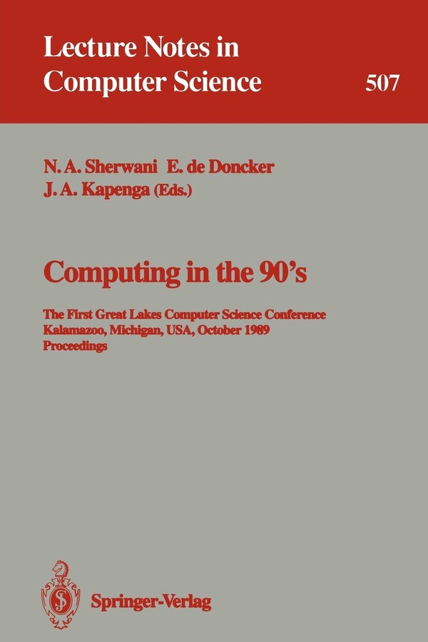 Computing in the 90's by Naveed A Sherwani, Paperback | Indigo Chapters