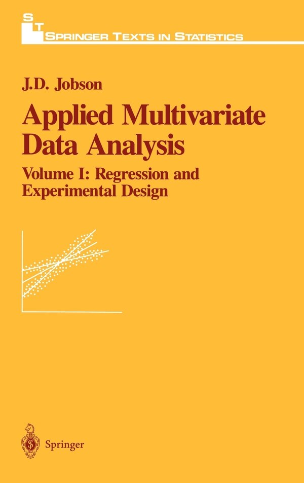 Applied Multivariate Data Analysis by J.d. Jobson, Hardcover | Indigo Chapters