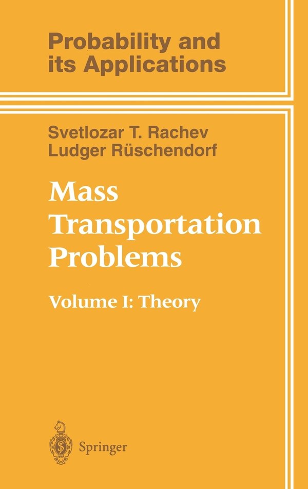 Mass Transportation Problems by Svetlozar T. Rachev, Hardcover | Indigo Chapters