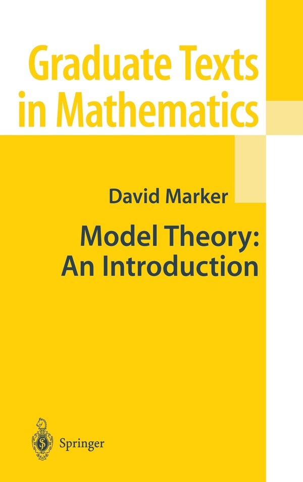 Model Theory by David Marker, Hardcover | Indigo Chapters