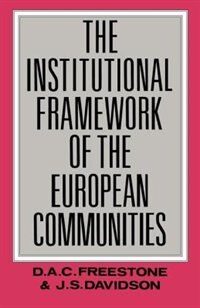The Institutional Framework Of The European Communities by J. S. Davidson, Paperback | Indigo Chapters