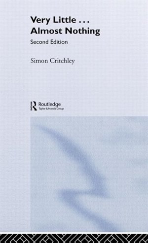 Very Little by Simon Critchley, Hardcover | Indigo Chapters