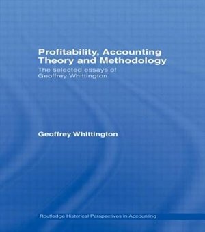 Profitability Accounting Theory And Methodology by Geoffrey Whittington, Paperback | Indigo Chapters