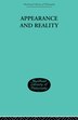 Appearance And Reality by F H Bradley, Paperback | Indigo Chapters