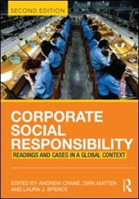 Corporate Social Responsibility by Andrew Crane, Paperback | Indigo Chapters