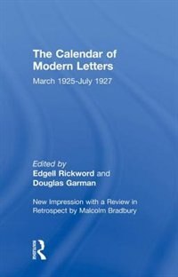 Calendar Modern Letts 4v Cb by Edgell Rickword, Paperback | Indigo Chapters