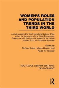 Womens' Roles And Population Trends In The Third World by Richard Anker, Paperback | Indigo Chapters