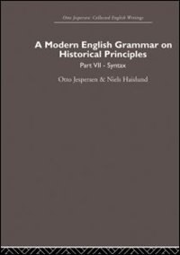 A Modern English Grammar On Historical Principles by Otto Jespersen, Paperback | Indigo Chapters