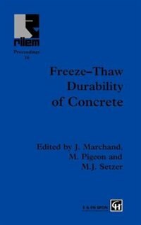 Freeze-thaw Durability Of Concrete by J Marchand, Hardcover | Indigo Chapters