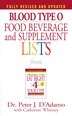 Blood Type O Food Beverage And Supplement Lists by Peter J. D'adamo, Mass Market Paperback | Indigo Chapters