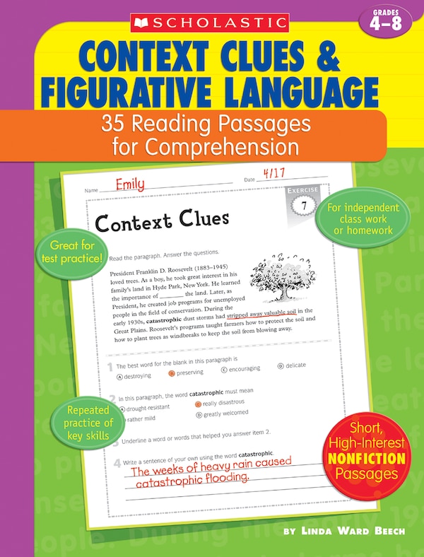 Context Clues and Figurative Language: 35 Reading Passages for Comprehension: Grades 4-8 by Linda Beech, Paperback | Indigo Chapters