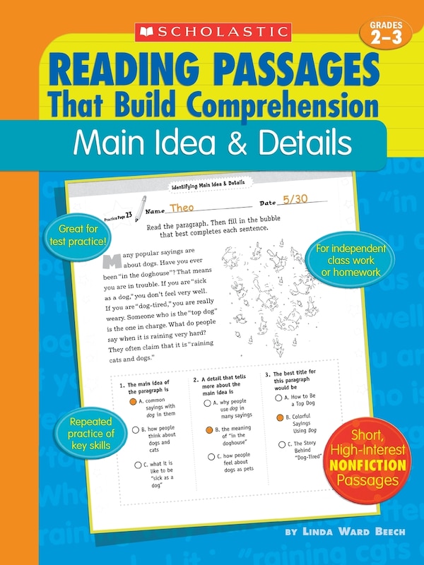 Reading Passages That Build Comprehension: Main Idea and Details Grades 2-3 by Linda Beech, Paperback | Indigo Chapters