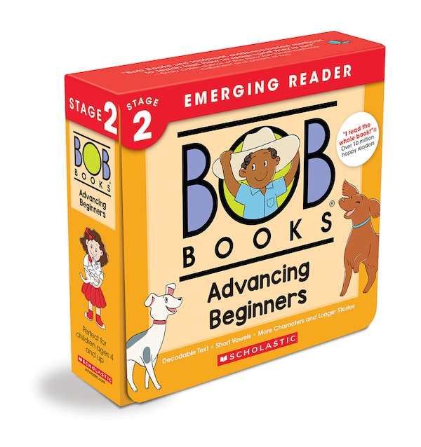 Bob Books - Advancing Beginners Box Set | Phonics Ages 4 and up Kindergarten (Stage 2: Emerging Reader) by Bobby Lynn Maslen, Book & Toy