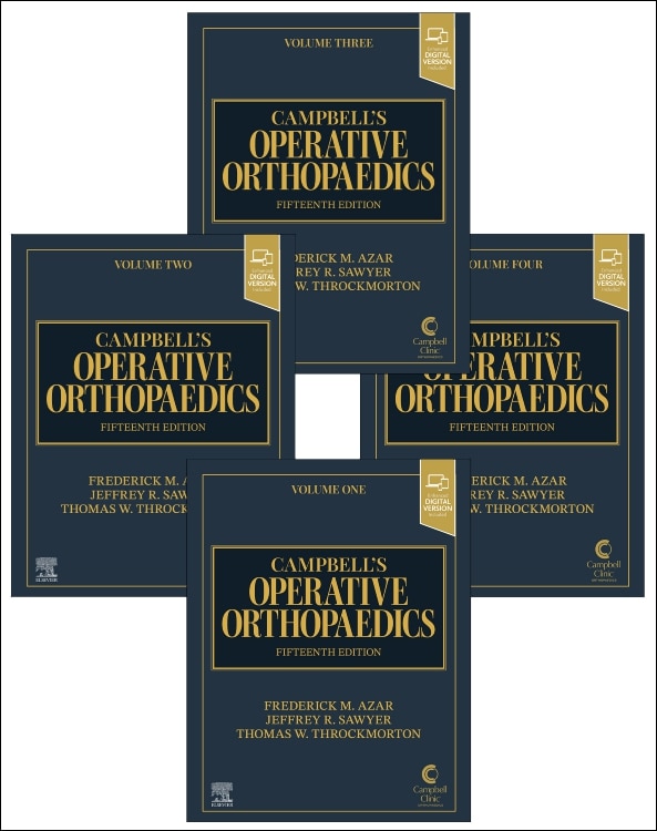 Campbell's Operative Orthopaedics 4-Volume Set by Frederick M. Azar, Hardcover | Indigo Chapters