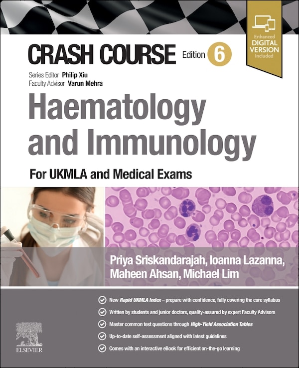 Crash Course Haematology and Immunology by Priya Sriskandarajah, Paperback | Indigo Chapters