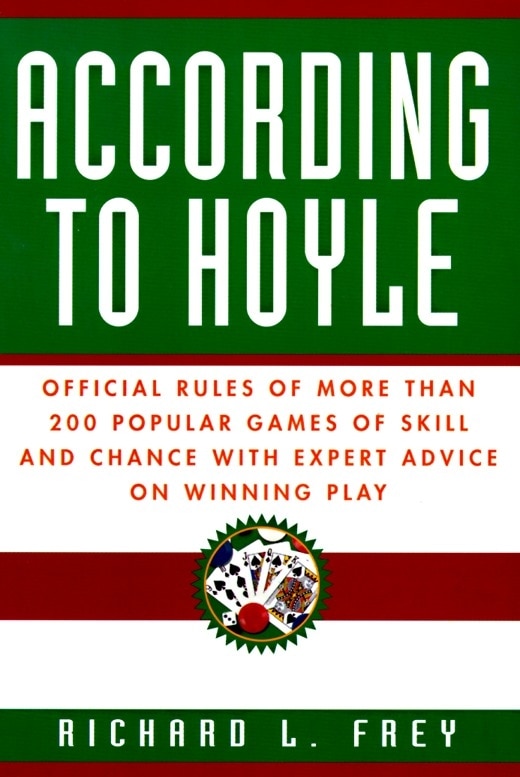 According To Hoyle by Richard L. Frey, Paperback | Indigo Chapters