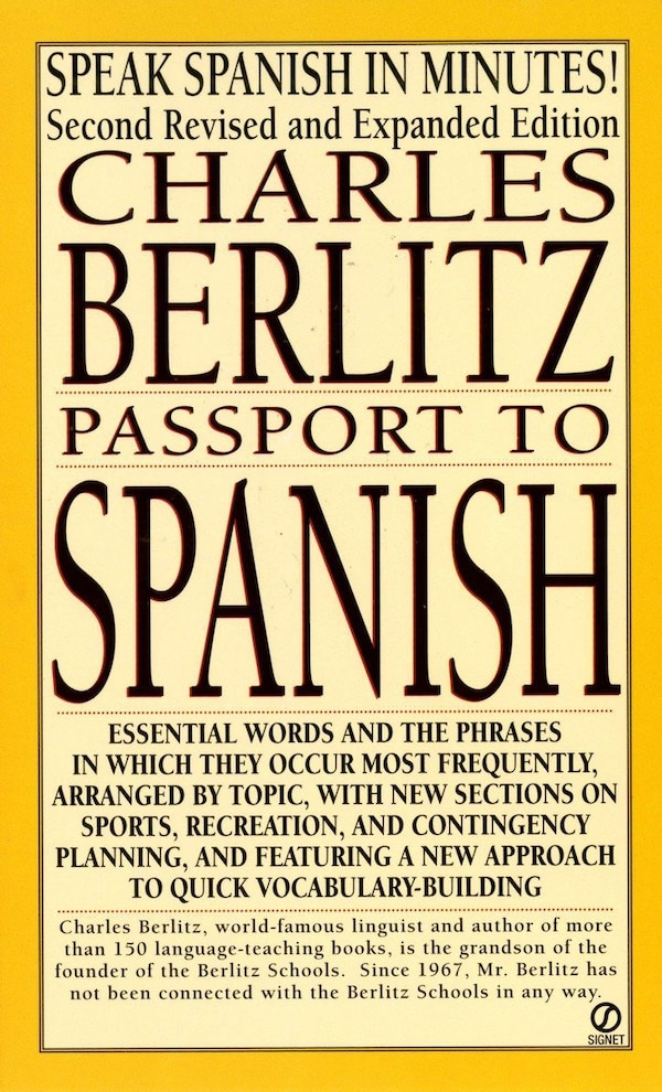 Passport To Spanish by Charles Berlitz, Mass Market Paperback | Indigo Chapters
