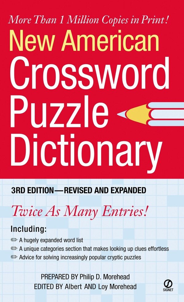 New American Crossword Puzzle Dictionary by Philip D. Morehead, Mass Market Paperback | Indigo Chapters