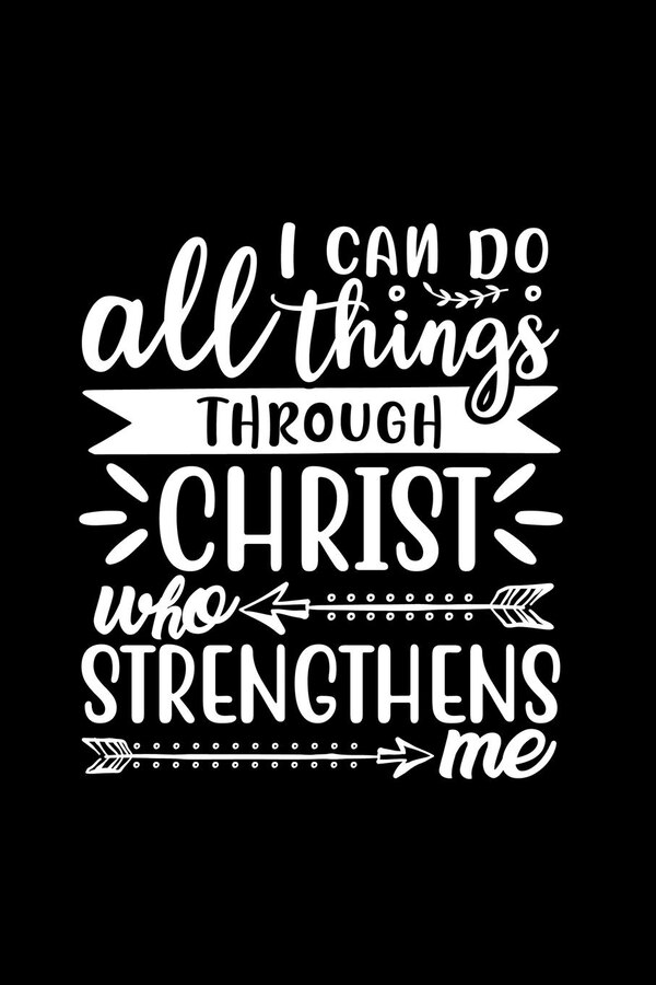 I Can Do All Things Through Christ Who Strengthens Me by Joyful Creations, Paperback | Indigo Chapters