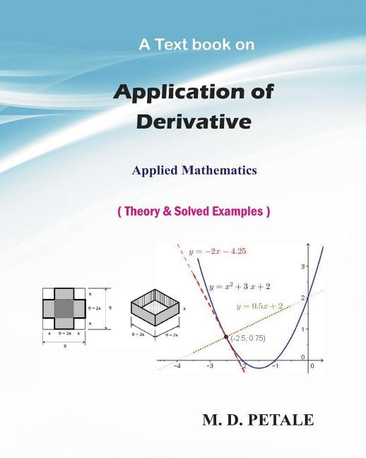 Application of Derivative by M D Petale, Paperback | Indigo Chapters