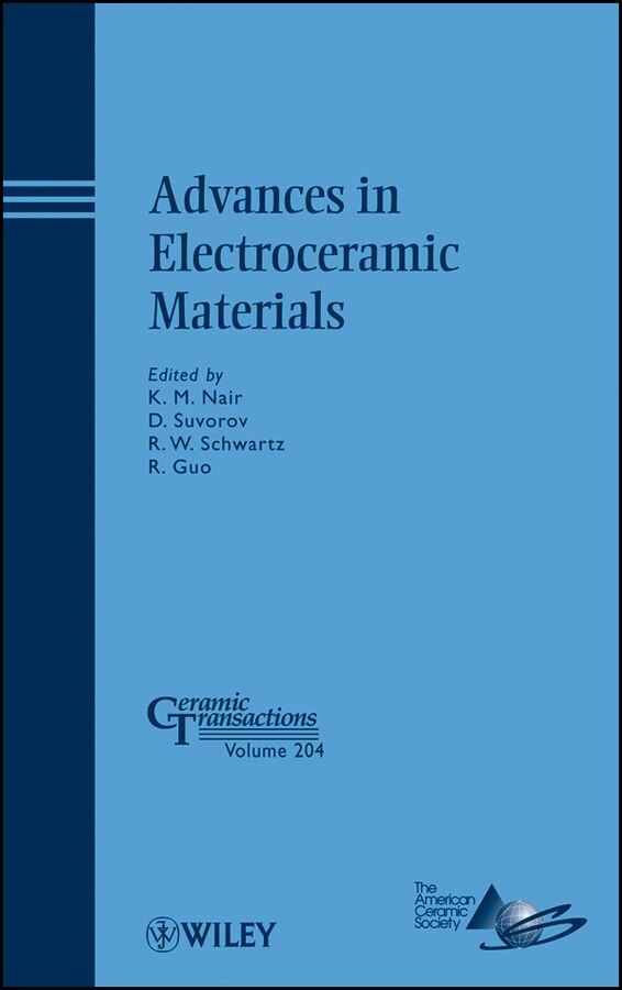 Advances in Electroceramic Materials by K. M. Nair, Hardcover | Indigo Chapters