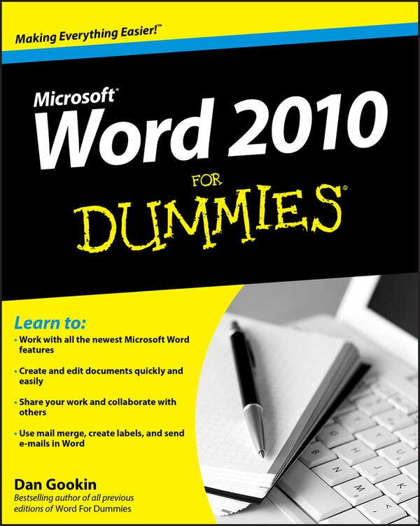 Word 2010 For Dummies by Dan Gookin, Paperback | Indigo Chapters