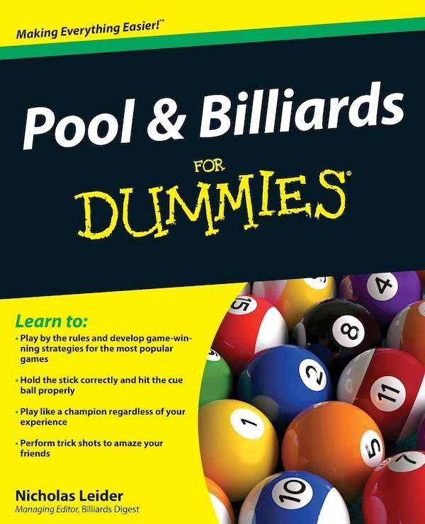 Pool and Billiards For Dummies by Nicholas Leider, Paperback | Indigo Chapters