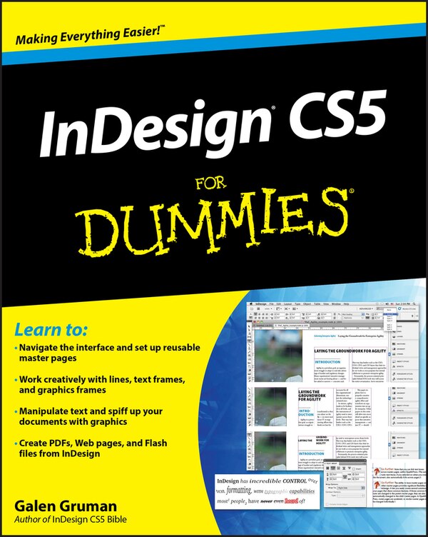 InDesign CS5 For Dummies by Galen Gruman, Paperback | Indigo Chapters