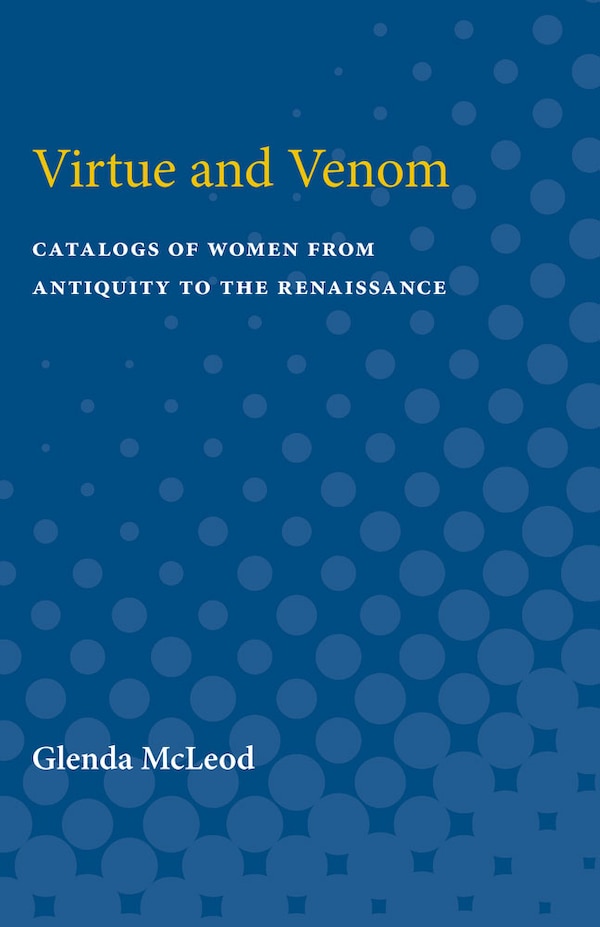 Virtue And Venom by Glenda McLeod, Paperback | Indigo Chapters