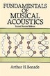 Fundamentals Of Musical Acoustics by Arthur H Benade, Paperback | Indigo Chapters