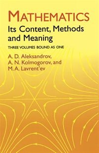 Mathematics by A D Aleksandrov, Paperback | Indigo Chapters