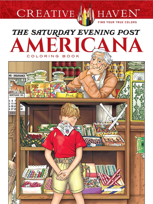 Creative Haven the Saturday Evening Post Americana Coloring Book by Marty Noble, Paperback | Indigo Chapters