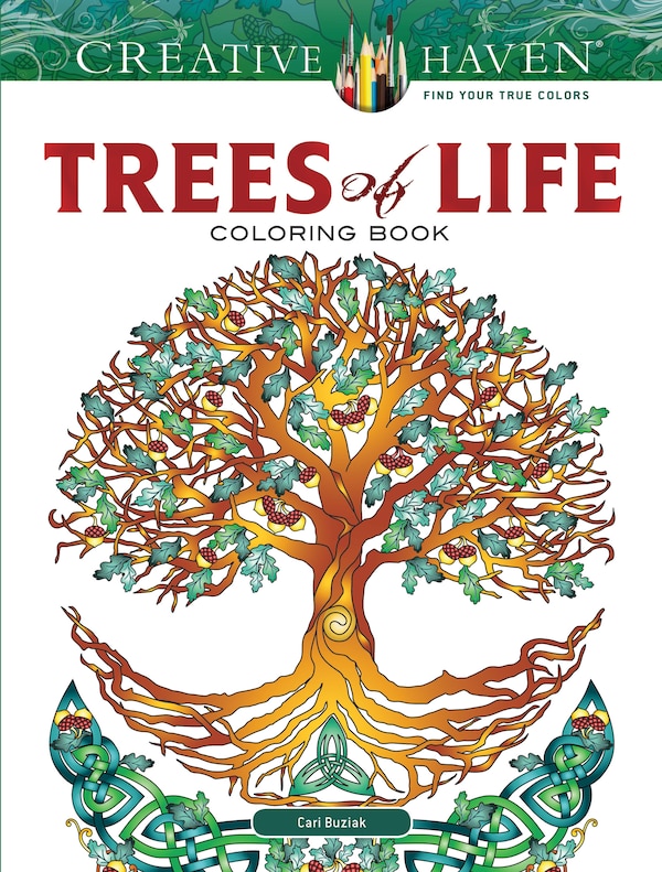 Creative Haven Trees of Life Coloring Book by Cari Buziak, Paperback | Indigo Chapters