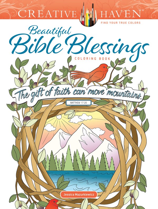Creative Haven Beautiful Bible Blessings Coloring Book by Jessica Mazurkiewicz, Paperback | Indigo Chapters