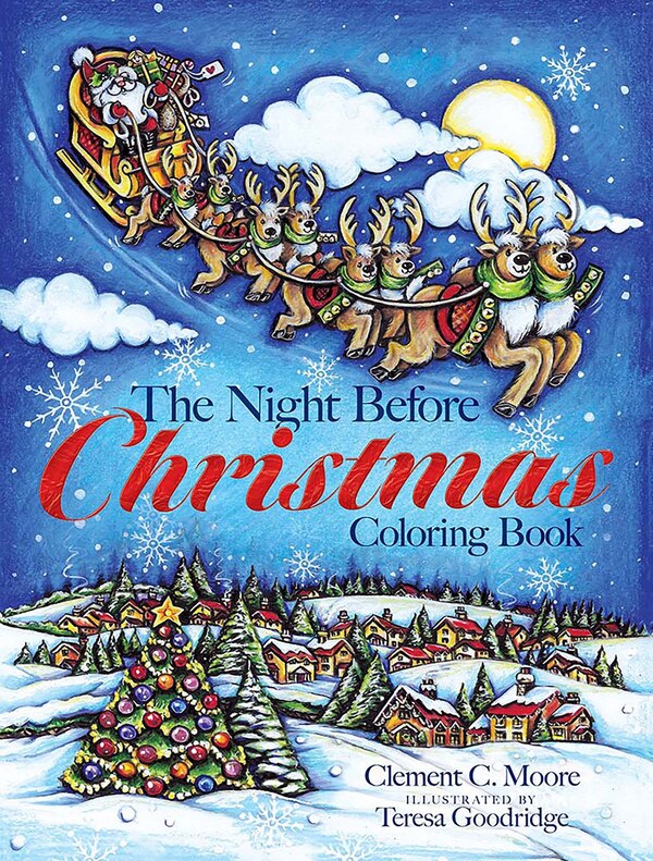 The Night Before Christmas Coloring Book by Clement C Moore, Paperback | Indigo Chapters
