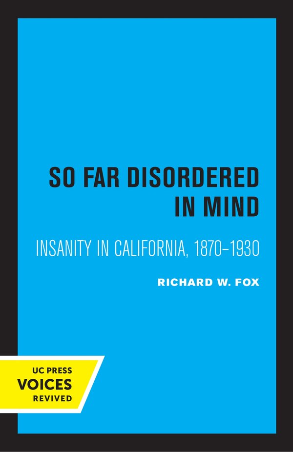 So Far Disordered In Mind by Richard W. Fox, Paperback | Indigo Chapters