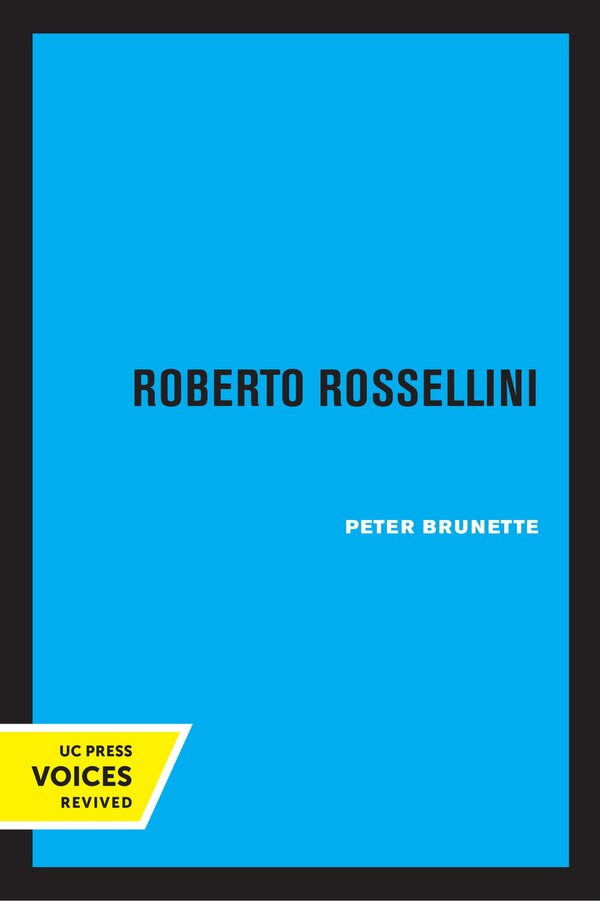 Roberto Rossellini by Peter Brunette, Paperback | Indigo Chapters