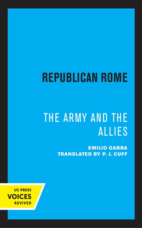 Republican Rome by Emilio Gabba