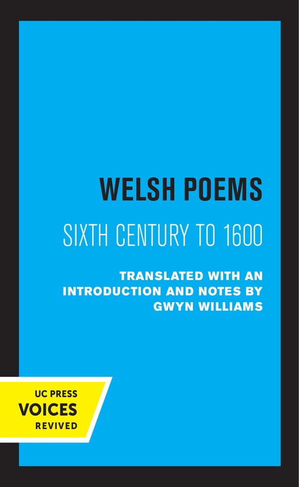 Welsh Poems by Gwyn Williams, Paperback | Indigo Chapters