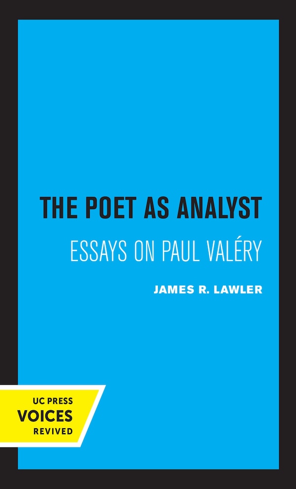 The Poet As Analyst by James R. Lawler, Paperback | Indigo Chapters