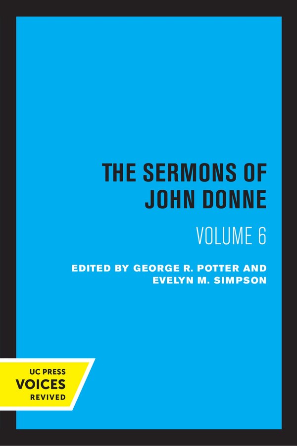 The Sermons Of John Donne Volume Vi, Paperback | Indigo Chapters