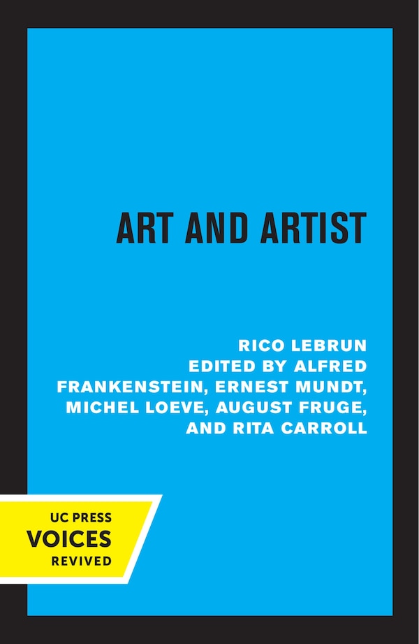 Art and Artist by Rico Lebrun, Paperback | Indigo Chapters